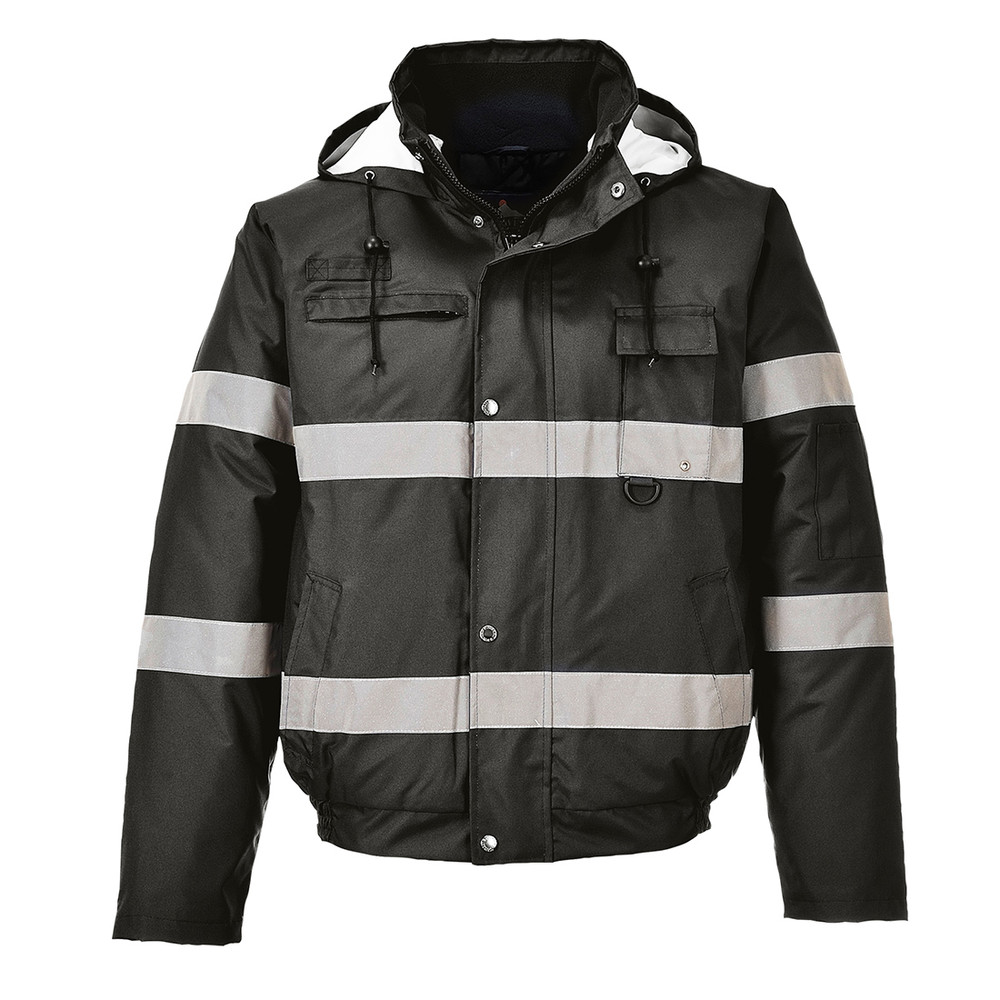 Portwest US434 Iona Lite Bomber Jacket, Black or Navy