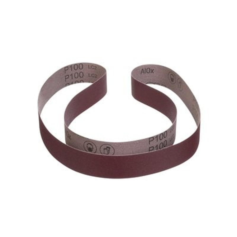 3M Cloth Belt 370DZ, P150 Y-weight, 52 in x 128 in, Film-lok, Single-flex