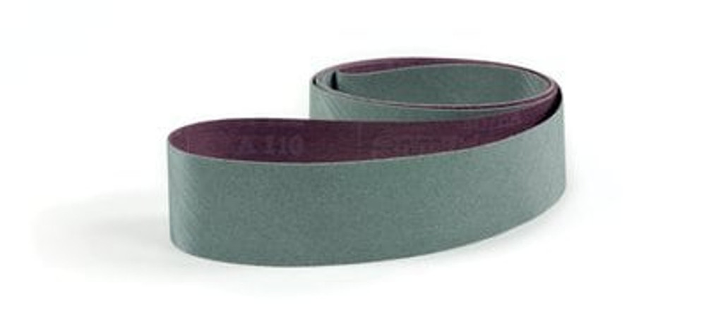 3M Trizact Cloth Belt 407EA, A20 JE-weight, 5-1/2 in x 132 in, Film-lok, Full-flex