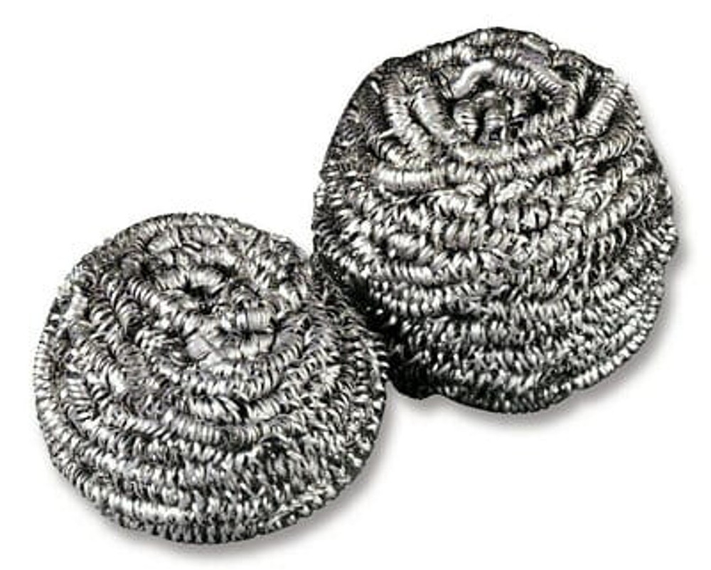 Scotch-Brite Stainless Steel Scrubbers 214C, 3 each/pack, 8 packs/case