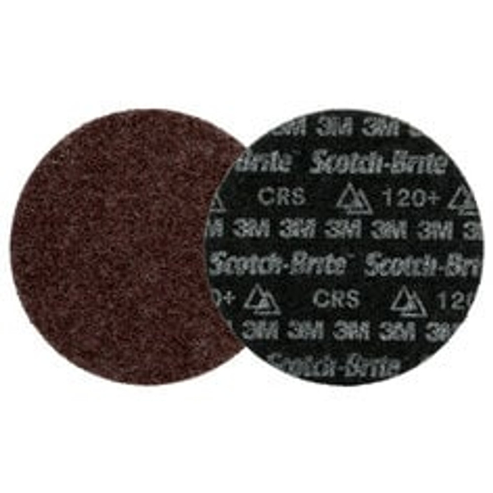 Scotch-Brite Precision Heavy Duty Surface Conditioning Disc, HD-DH, Coarse 120+, 4 in x NH, 100 ea/Case