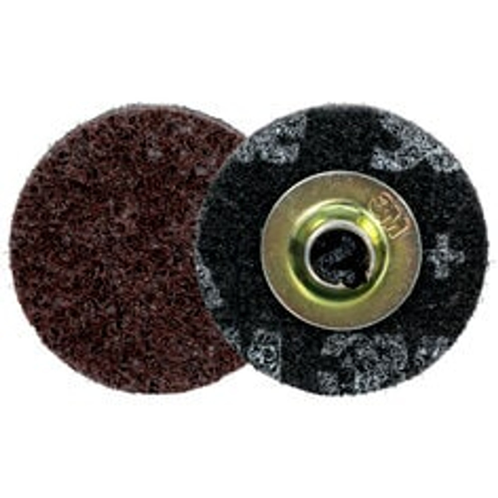 Scotch-Brite Roloc Precision Heavy Duty Surface Conditioning Disc, HD-DM, Coarse 120+, TSM, 2 in, 50/Carton, 200 ea/Case