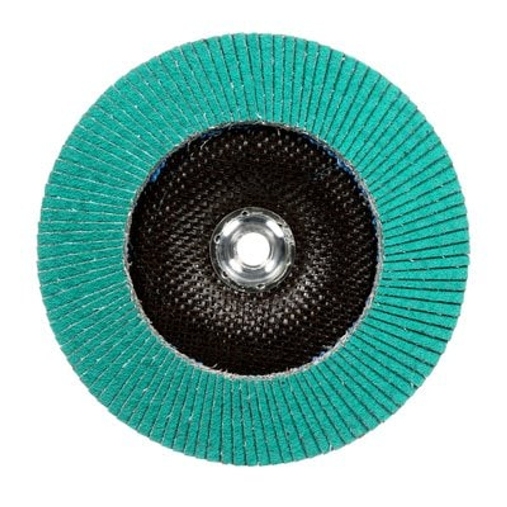 3M Flap Disc 577F, 60, T29, 7 in x 7/8 in, 5 each/case 30997 Industrial 3M Products & Supplies | Green