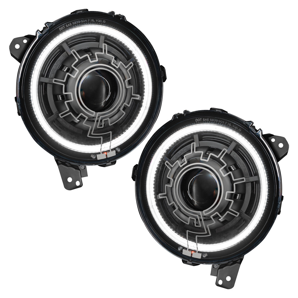 ORACLE Lighting Oculus™ Heated Lens Bi-LED Projector Headlights for Jeep Wrangler JL / Gladiator JT 5839-111
