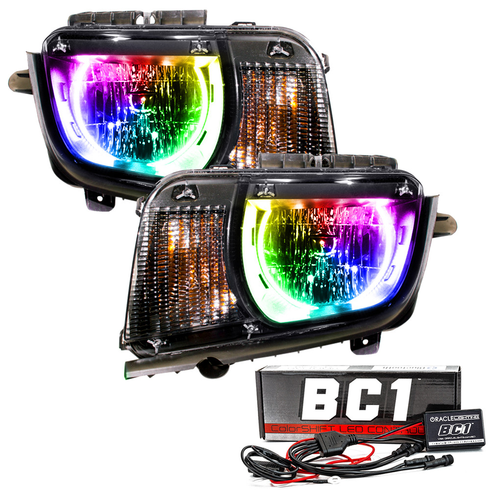 ORACLE Lighting 2010-2013 Chevrolet Camaro Pre-Assembled LED Halo Headlights - (Non-RS) 7003-335