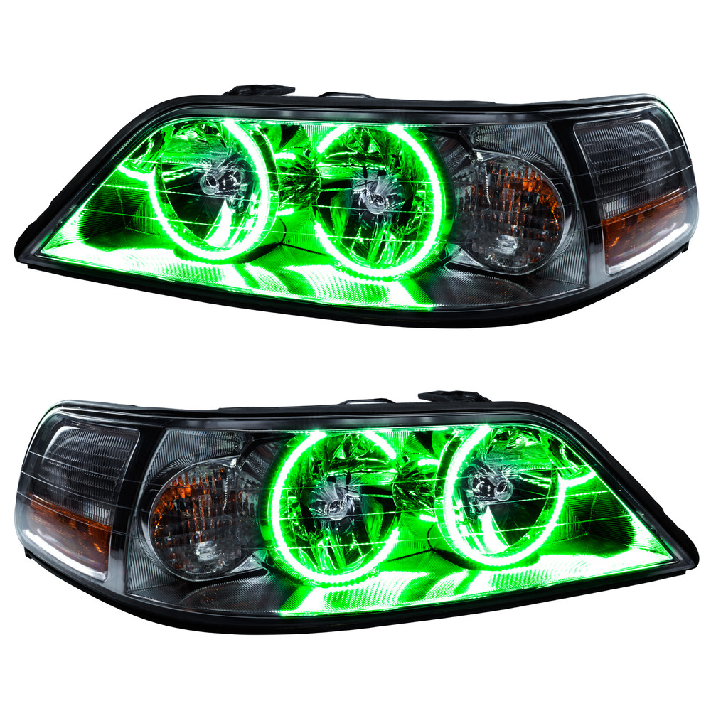 ORACLE Lighting 2005-2011 Lincoln TownCar Pre-Assembled LED Halo Headlights 7085-004