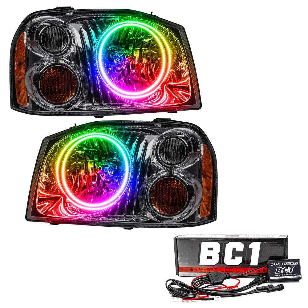ORACLE Lighting 2001-2004 Nissan Frontier Pre-Assembled LED Halo Headlights 7178-335