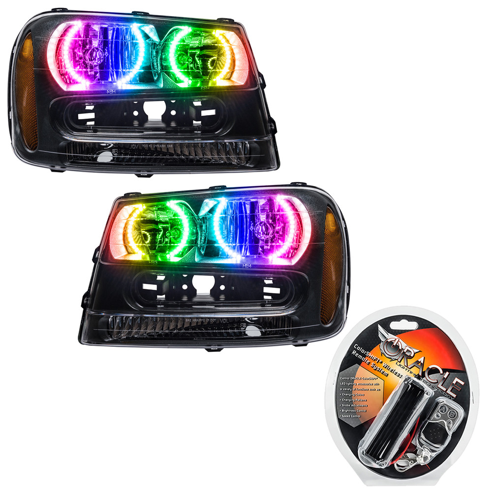 ORACLE Lighting 2002-2009 Chevrolet Trail Blazer Pre-Assembled LED Halo Headlights 8168-330