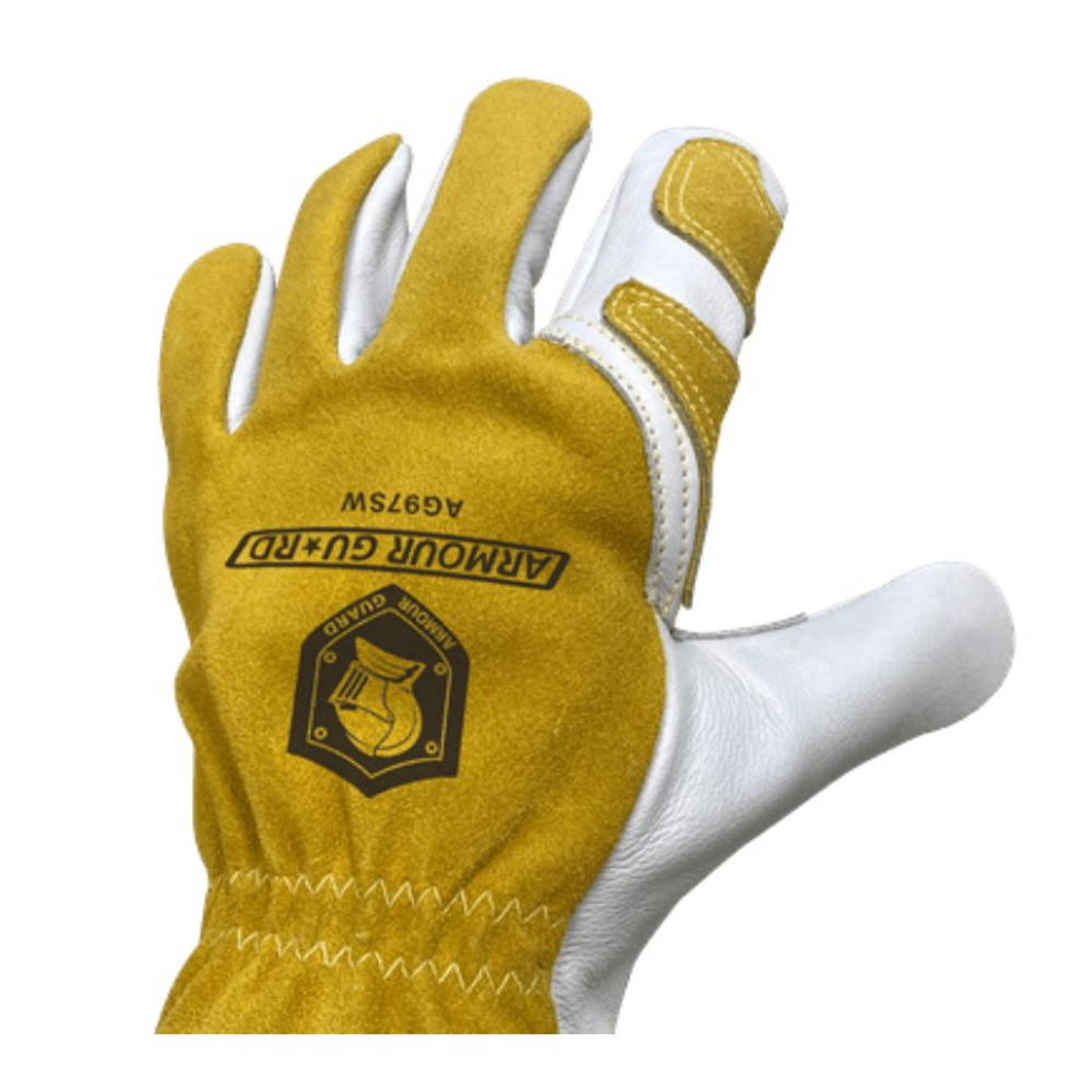 Grain Cowhide Palm Driver Gloves - Xxl