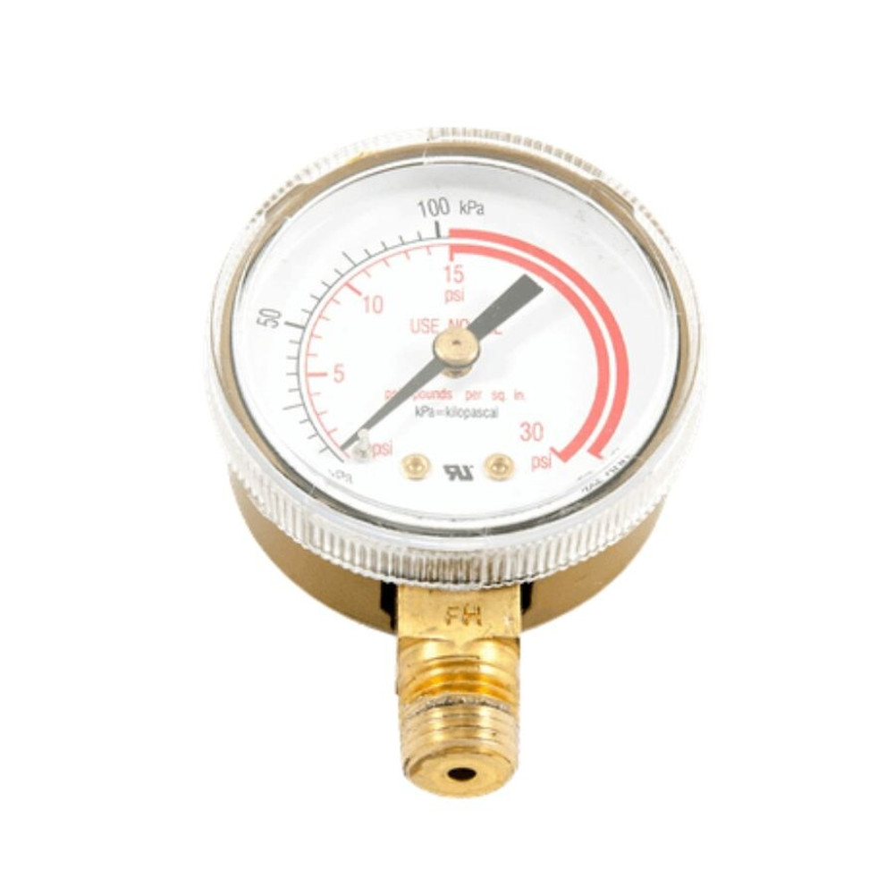 Blue Star 2" Replacement Pressure Gauge, 200 Psi, Brass Case