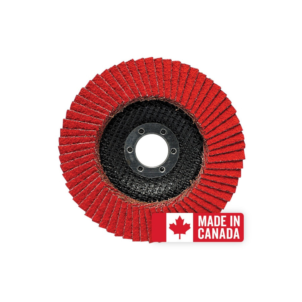 Original Flap Disc - Type 29 - Steel/Ss/Alu - Ceramic - 4-1/2" X 7/8" - #40 - 13,300 Rpm