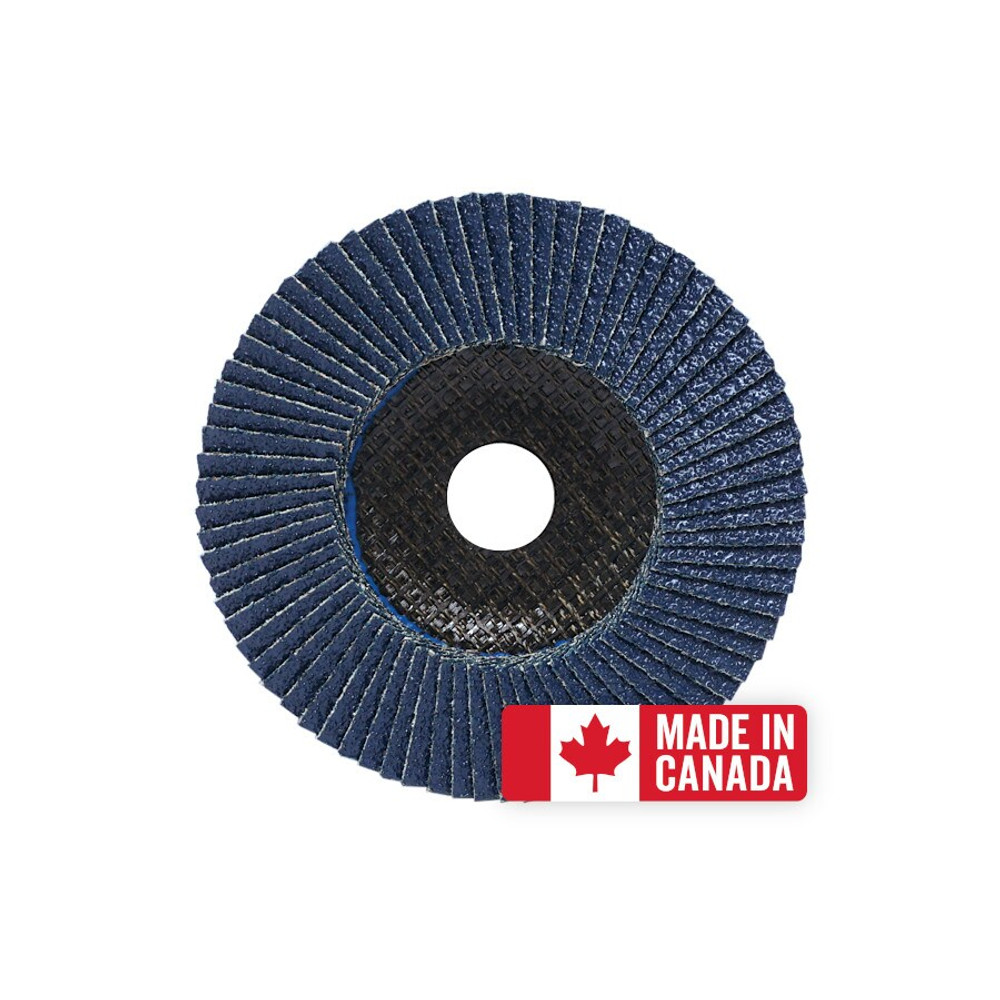 Original Jumbo Hd Flap Disc - Type 29 - Steel/Ss - Zirconia - 5" X 5/8"-11 - #40 - 12,250 Rpm