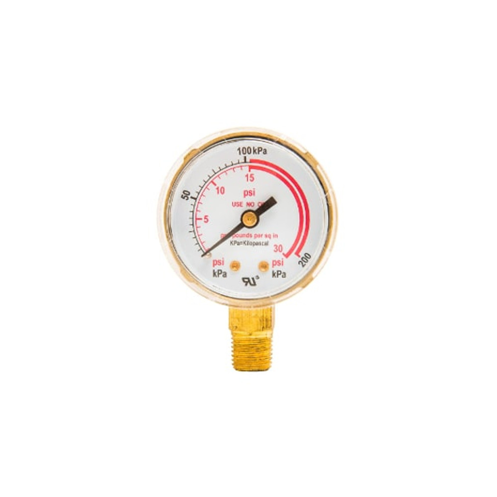 Pressure Gauge - 2-1/2" - 0-30 Psi