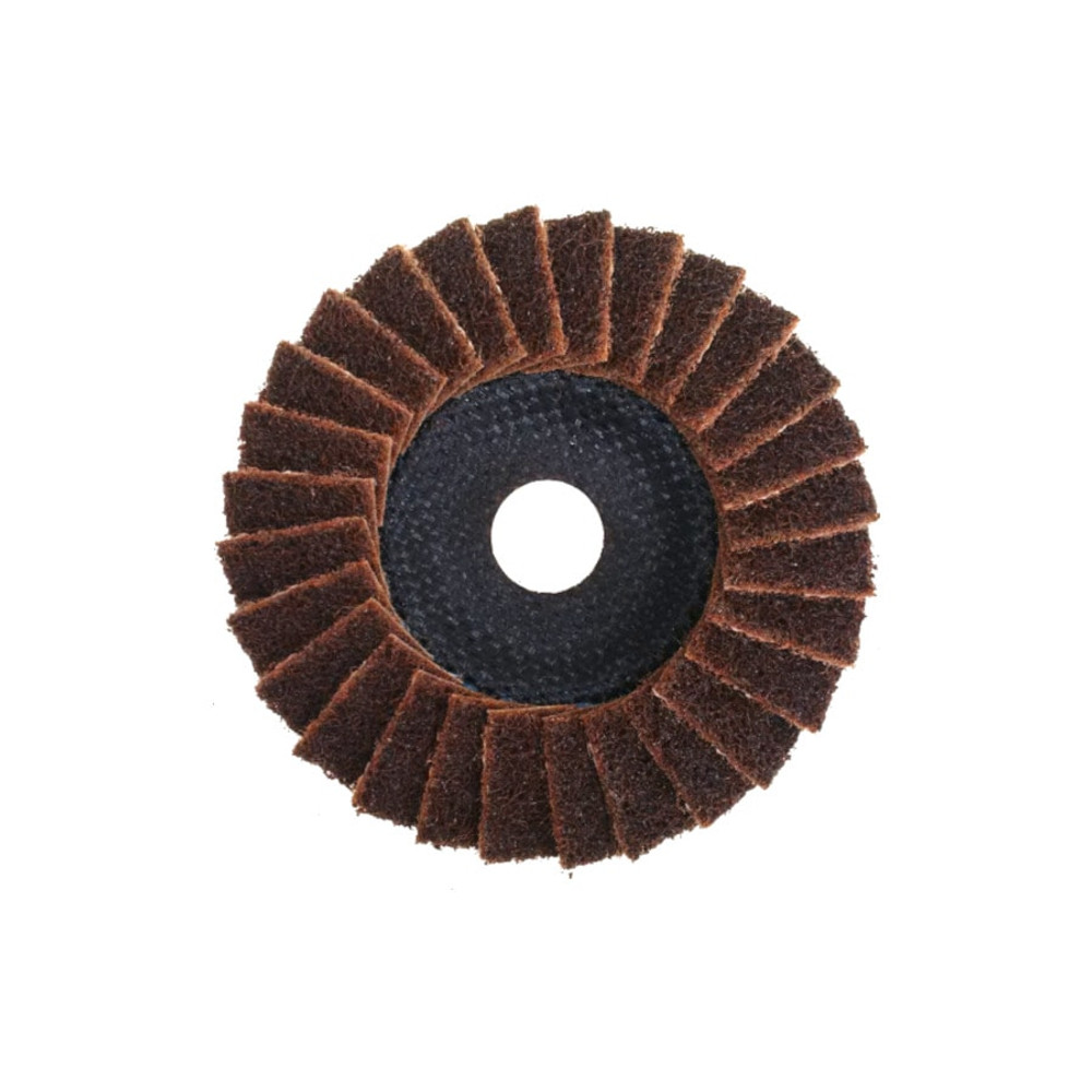 Buff & Blend Flap Disc - Type 29 - Steel/Ss/Alu - Non-Woven - 5" X 7/8" - Coarse - 12,250 Rpm