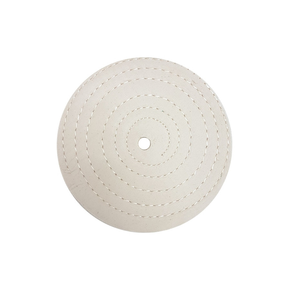 White Sewn Buffing Wheel - 40 Ply - 3" X 5/8"