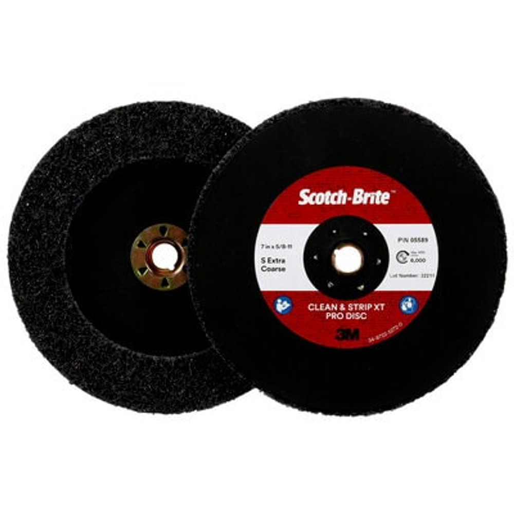 Scotch-Brite Clean and Strip XT Pro Disc, Extra Coarse, TN,
 Purple