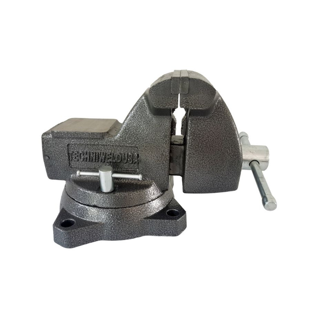 8" Steel Bench Vise With Heavy Duty Rain Cover