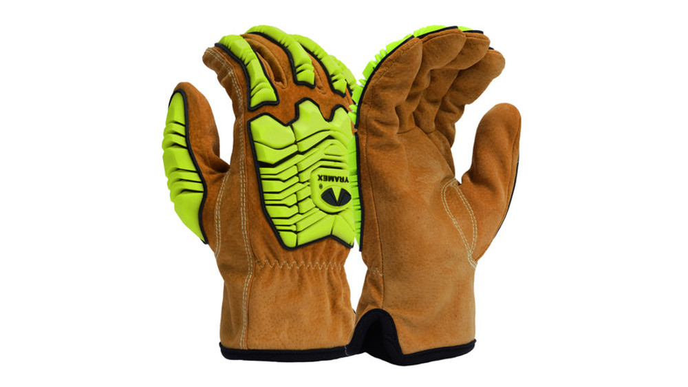 Pigskin A6 Cut Impact Glove - Size S