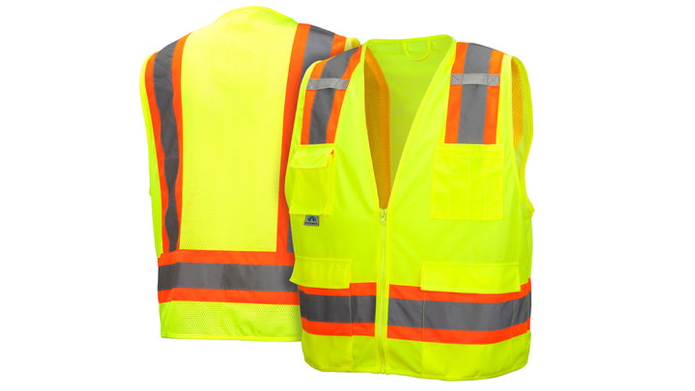 RVZ24SE Series Lime Safety Vest
