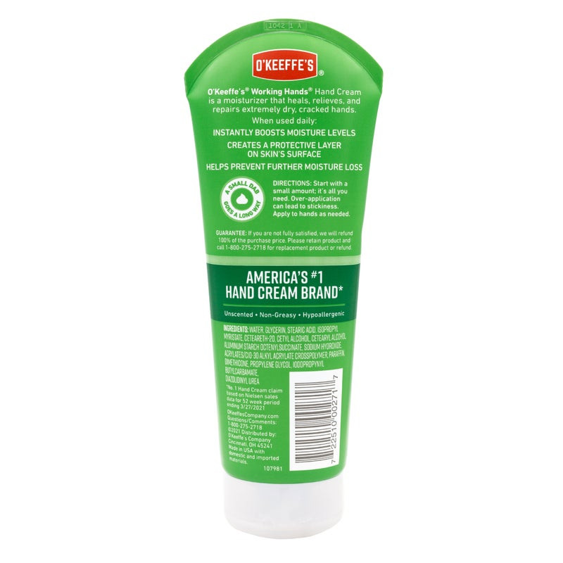 O'Keeffe's Working Hands 7oz Tube 4pc | Hand Cream