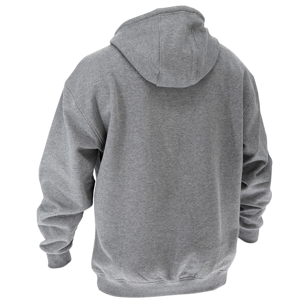 Black Stallion JF1340-GY 12 oz. AR/FR Cotton Pullover Hooded Sweatshirt - 2XLARGE