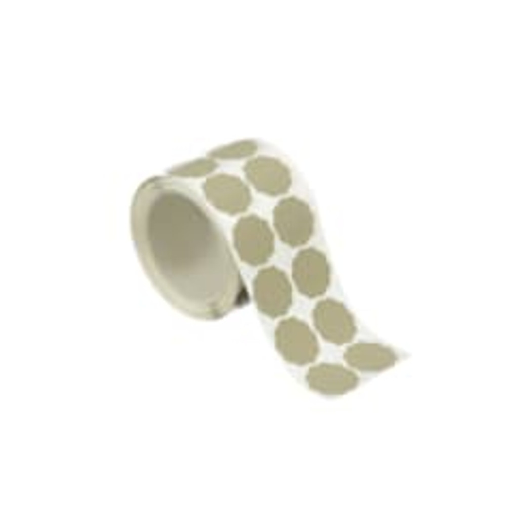 3M Finesse-it PSA Film Disc Roll 468LA, A3 3MIL, 1-3/8 in x NH, Scallop, Die 143S, 500 Discs/Roll, 4 Rolls/Case