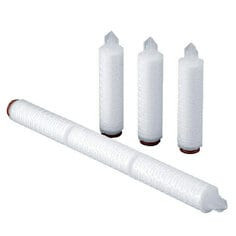3M LifeASSURE BNA Series Filter Cartridge, BNA065F02BA2, 20 in, 0.65 um, 226/Spear, Silicone, 6/Case