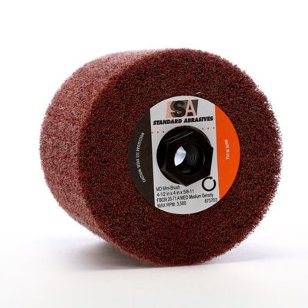 Standard Abrasives MD Mini-Brush 875703, 4.5inx4inx5/8-11 AMED