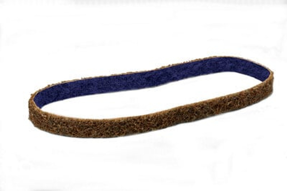 Scotch-Brite Durable Flex Low Stretch Belt, DF-BL, A/O Coarse, 1/4 in x 24 in, 20 ea/Case