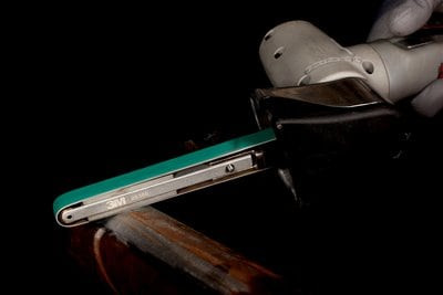 3M Cloth Belt 577F, 80 YF-weight, 1-1/2 in x 30-1/2 in, Fabri-lok,
Single-flex