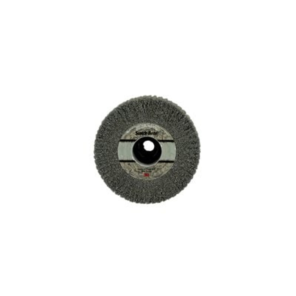 Scotch-Brite Deburr & Finish PRO Flap Brush, 4 1/2 in x 4 in x 5/8-11, 60 Backside View