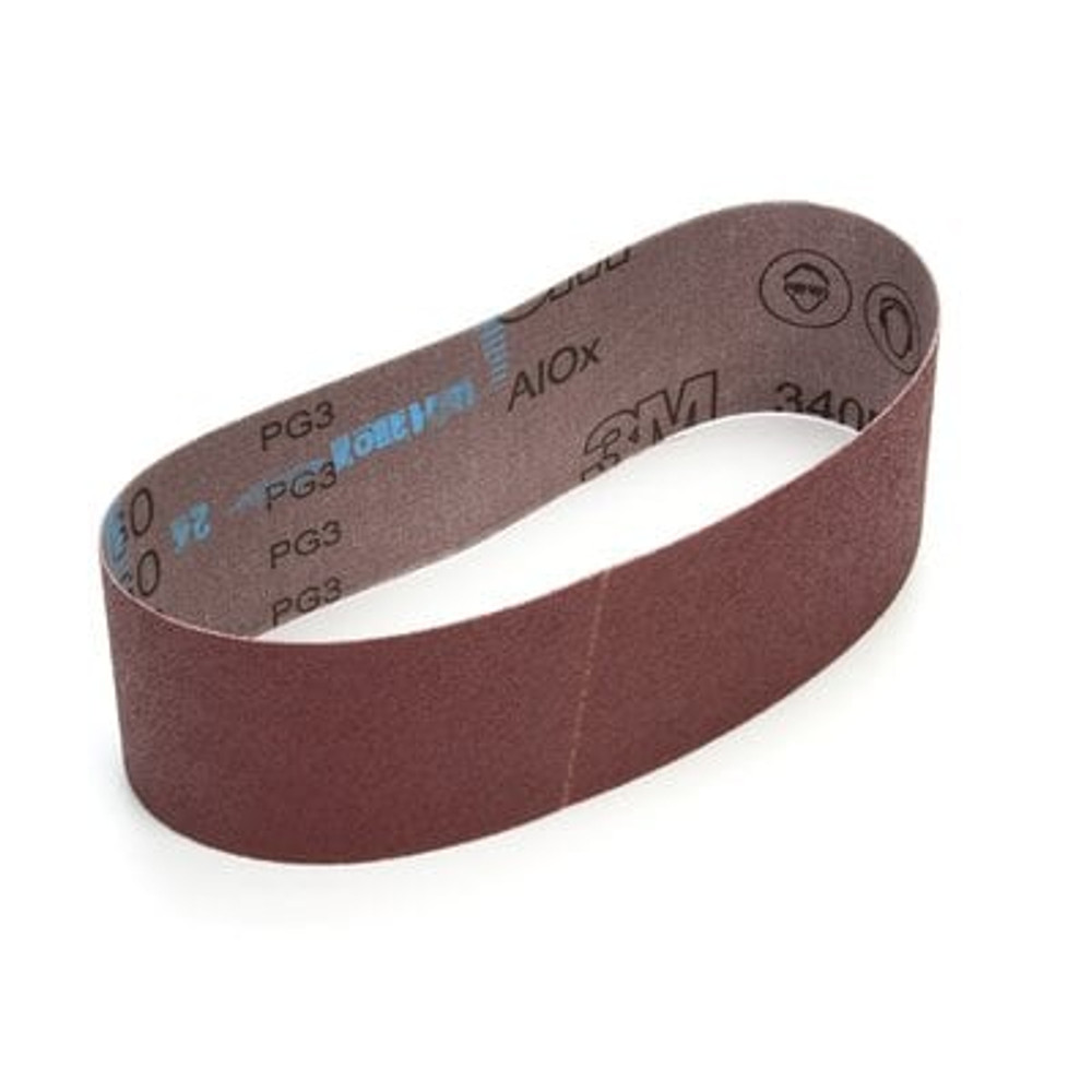 3M Cloth Belt 340D, 3 in x 24 in 60 X-weight, 10/inner 50/case 27473 Industrial 3M Products & Supplies | Brown