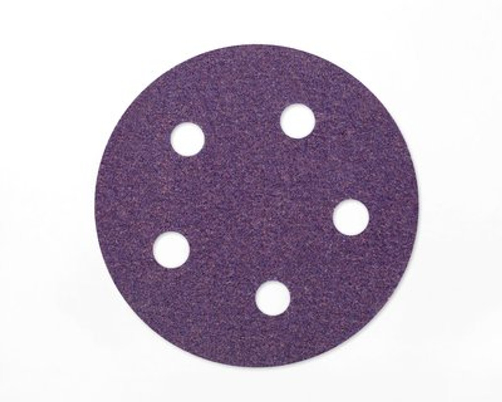 3M Cubitron II Hookit Paper Disc 732U, 5 Hole