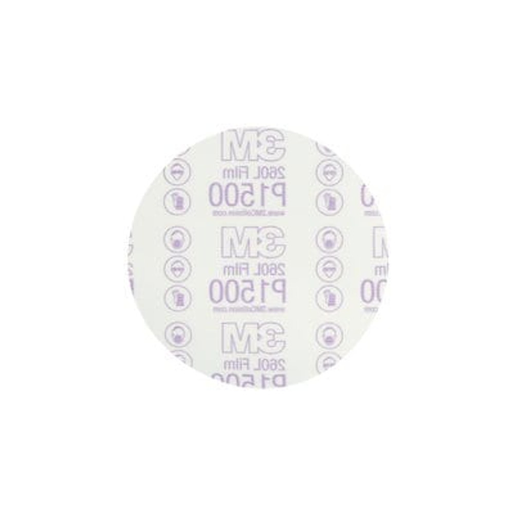 3M Hookit Red Finishing Film Abrasive Disc 260L, 01184, 6 in, P1500,
25 discs per carton, 4 cartons per case