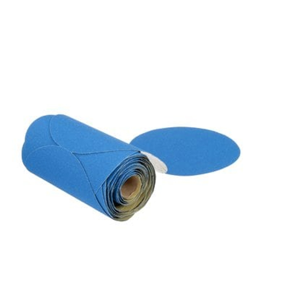 3M Stikit Blue Abrasive Disc Roll, 36202, 6 in, 80 grade, 50 discs per
roll, 5 rolls per case