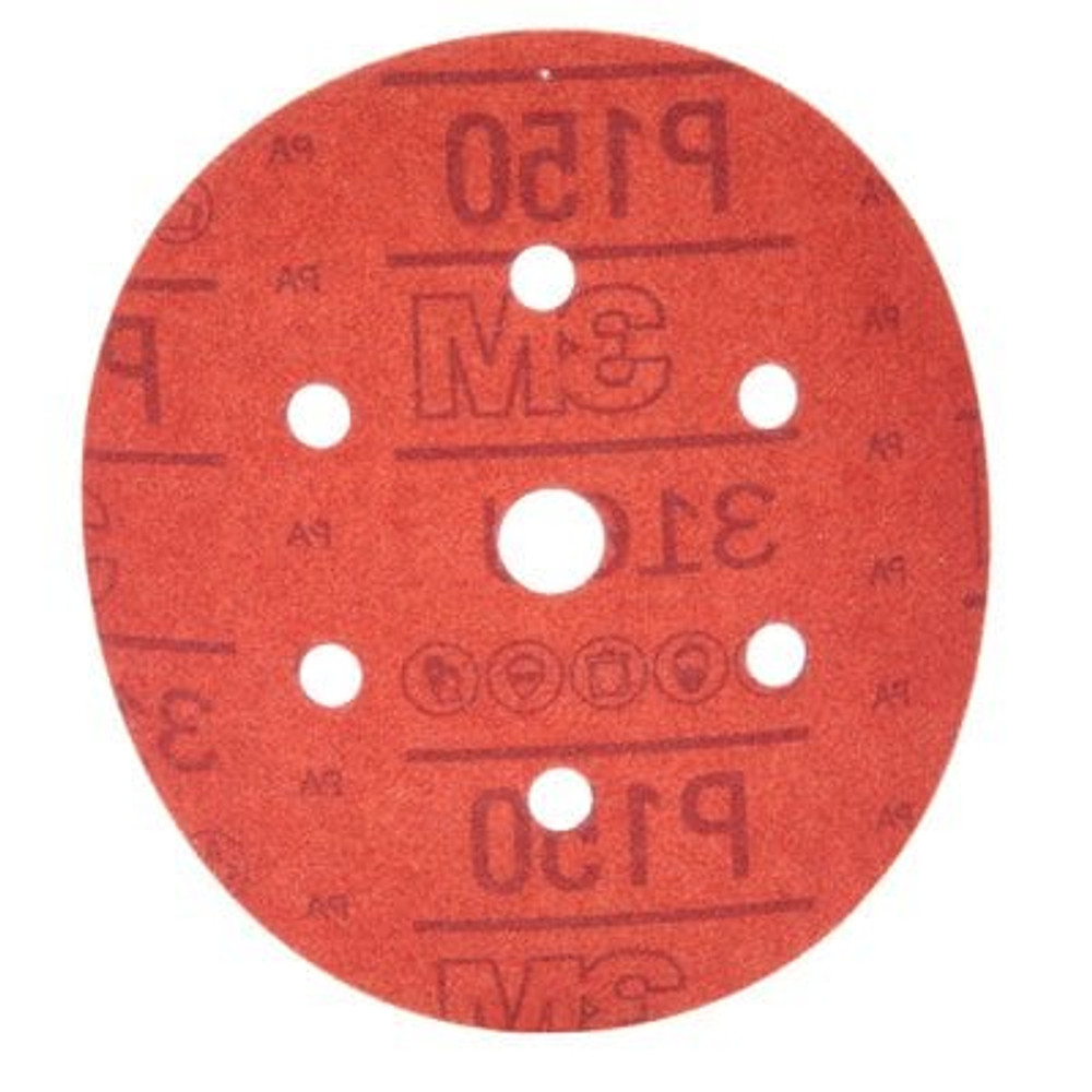 3M Hookit Abrasive Disc Dust Free, 01144, 6 in, P150, 50 discs percarton, 6 cartons/case 1144 Industrial 3M Products & Supplies | Red