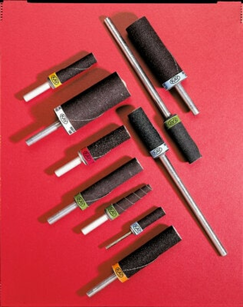 Standard Abrasives Aluminum Oxide Precision Cartridge Roll, 726000,
C4-ST, 60, 1 in x 2-1/2 in x 1/4 in, C4, 25/Car, 250 ea/Case