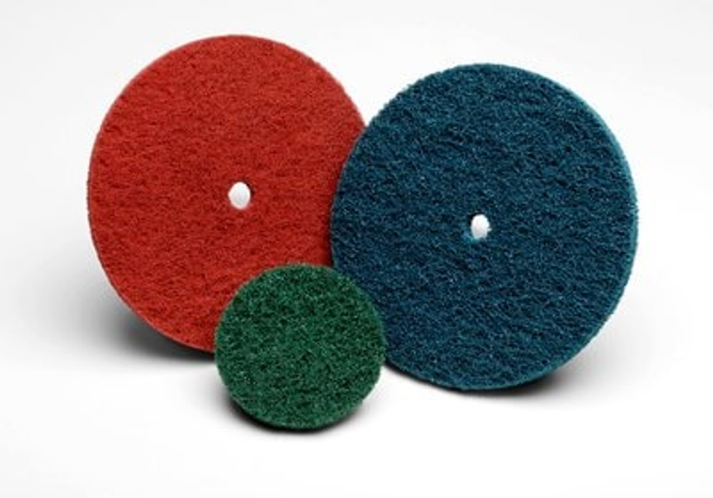 Standard Abrasives Buff and Blend HS Disc, 811410, 4 in A MED, 10/case 35944 Industrial 3M Products & Supplies | Blue