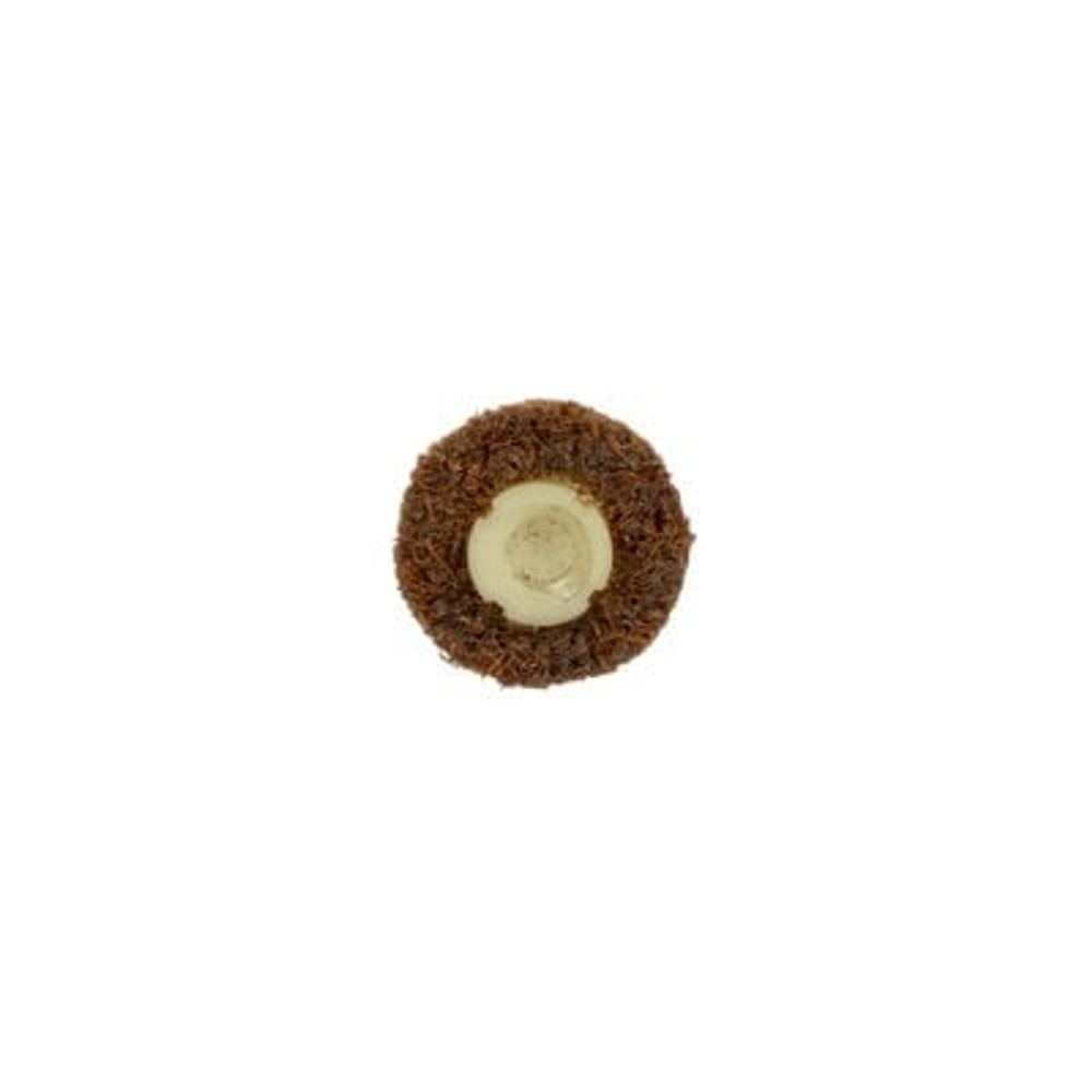 Scotch-Brite Roloc Surface Conditioning Disc, TS, 3/4 in x NH A CRS Reverse Button Frontside View