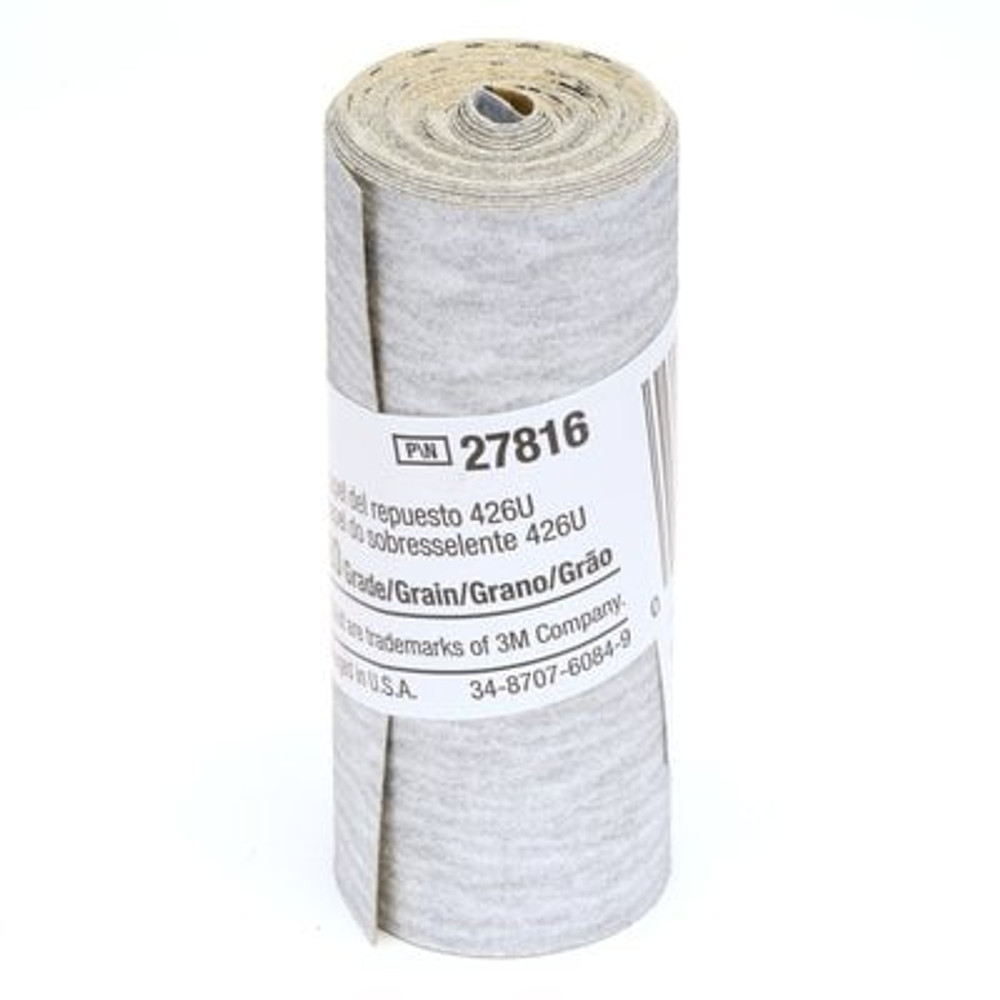 3M Stikit Paper Refill Roll 426U, 320 A-weight, 2-1/2 in x 100 in,
10/Carton, 50 ea/Case