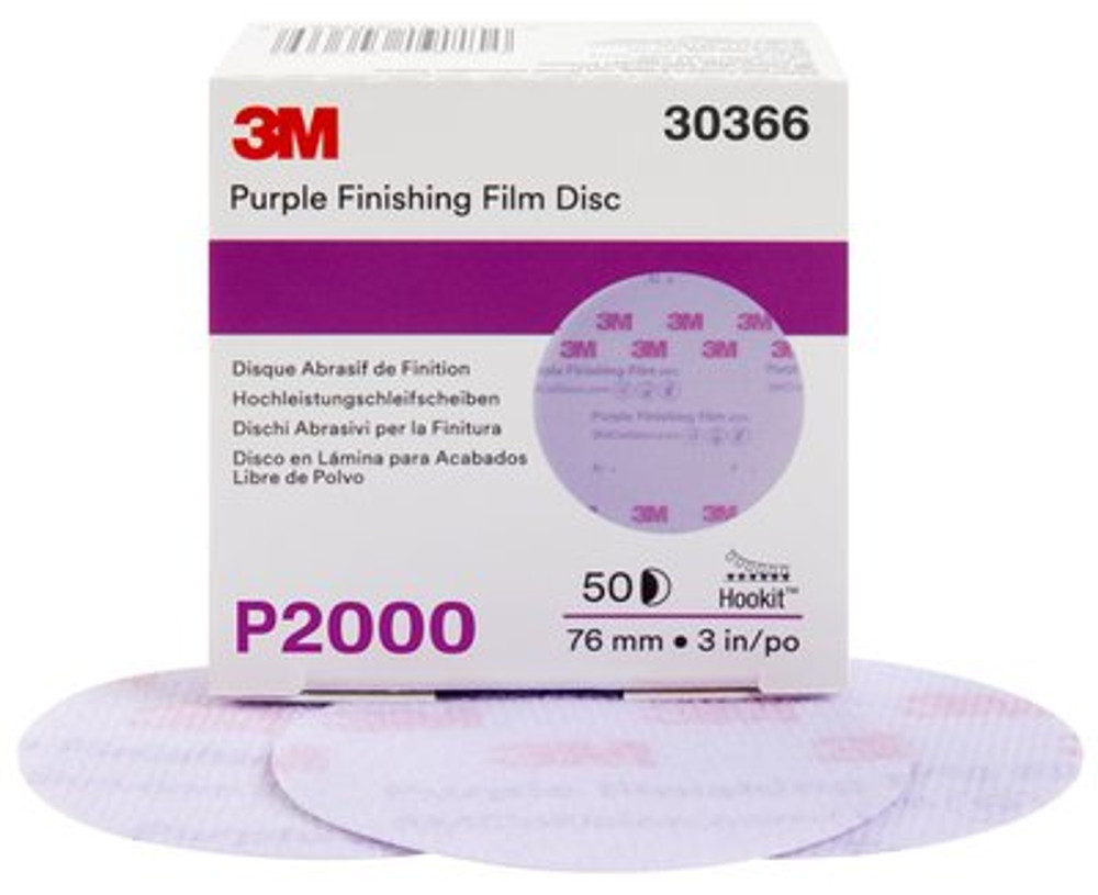 PN30366 Purple Finishing Film Disc Dust Free