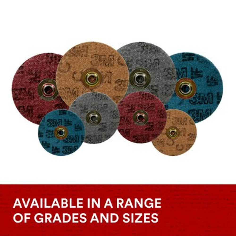 Scotch-Brite Surface Conditioning TN Quick Change Disc, SC-DN, A/OMedium, 7 in, 25 each/case 24249 Industrial 3M Products & Supplies | Maroon