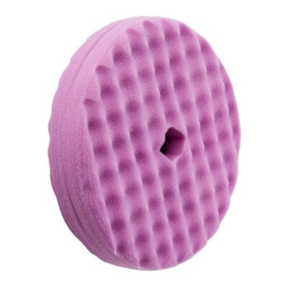 3M Perfect-It 1-Step Foam Finishing Pad, 33035, 8 in, Quick Connect, 6/case 33035 Industrial 3M Products & Supplies | Purple