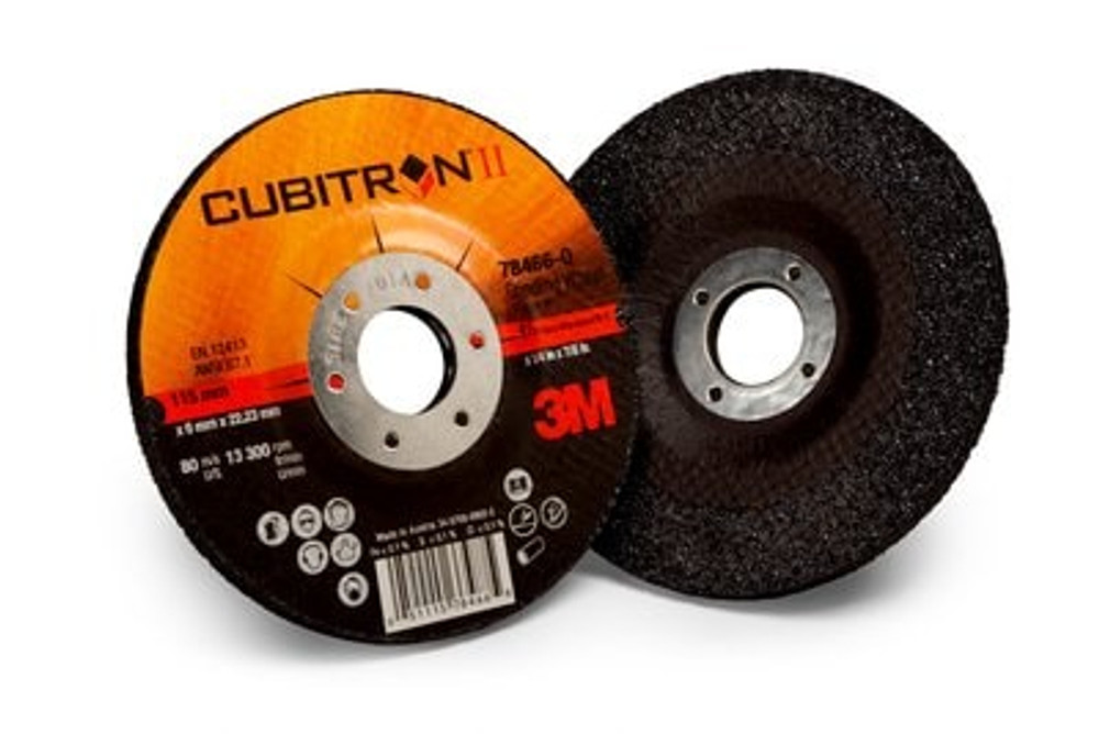 3M Cubitron II Grinding Wheel 78466-Q Front/Back