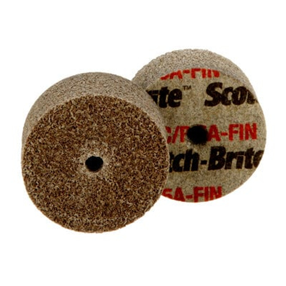 Scotch-Brite Cut and Polish Unitized Wheel, 2 in x 1 in x 1/4 in 5A FIN