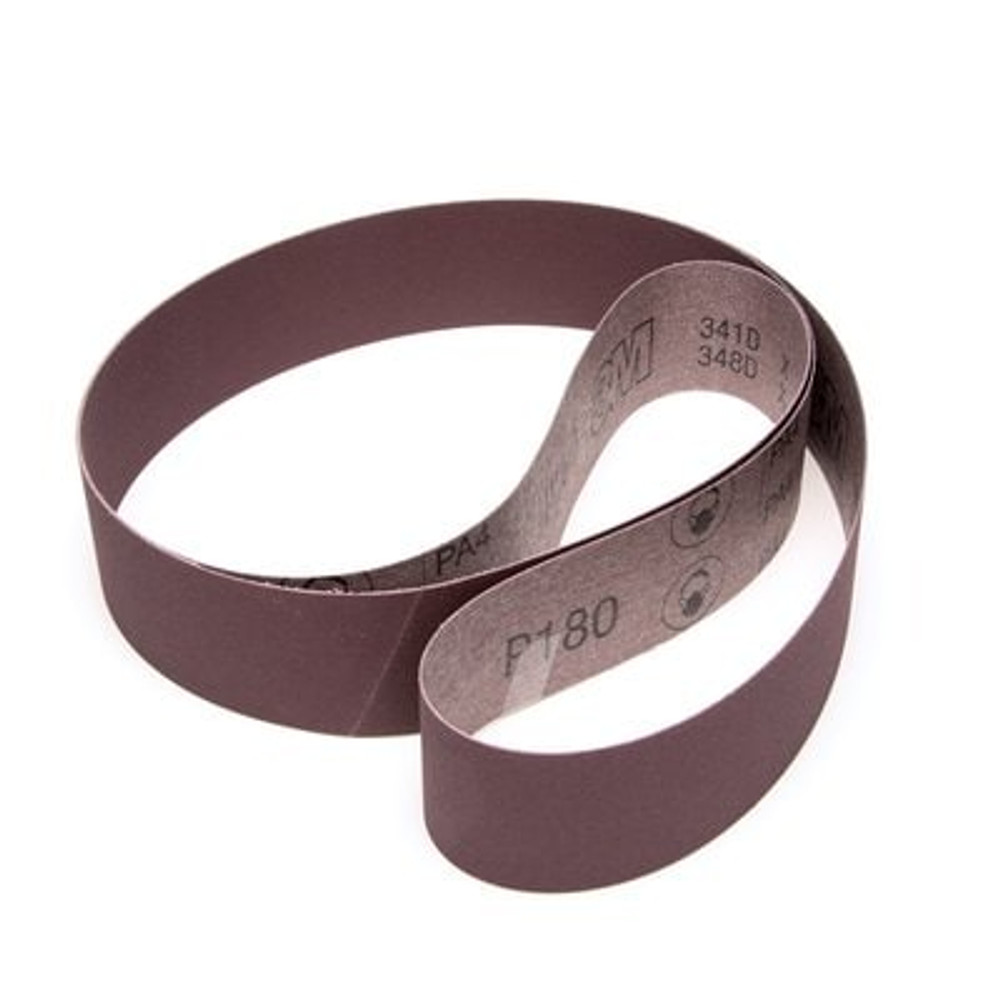 3M Cloth Belt 341D, 2 in x 72 in P180 X-weight