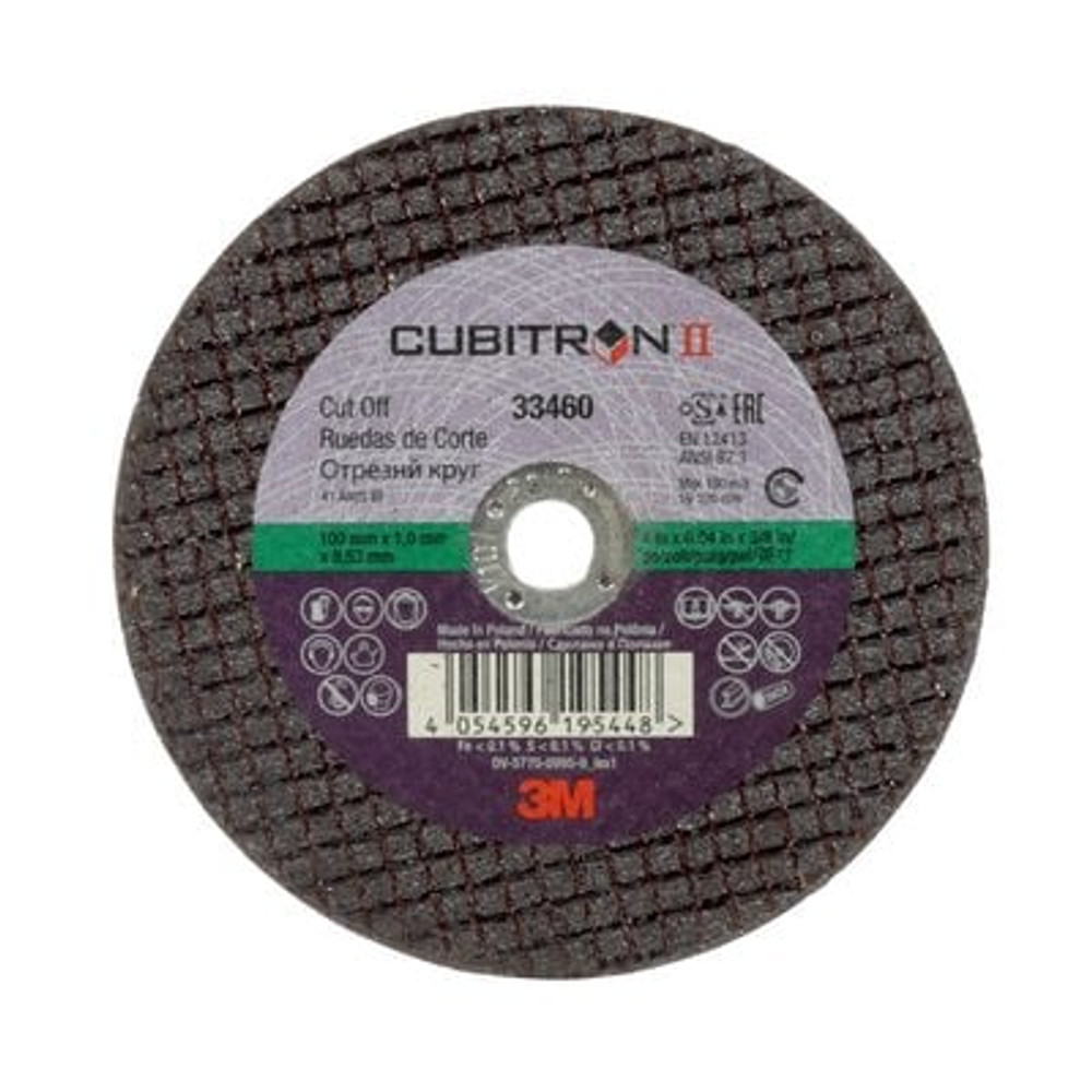 3M Cubitron II C/O Whl, 33460, 10 cm x 0.1 cm x 0.95 cm