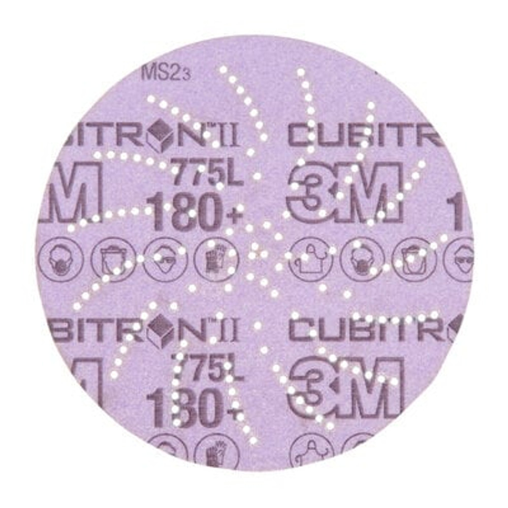 3M Xtract Cubitron II Film Disc 775L, 180+, 5 in, Die 500LG