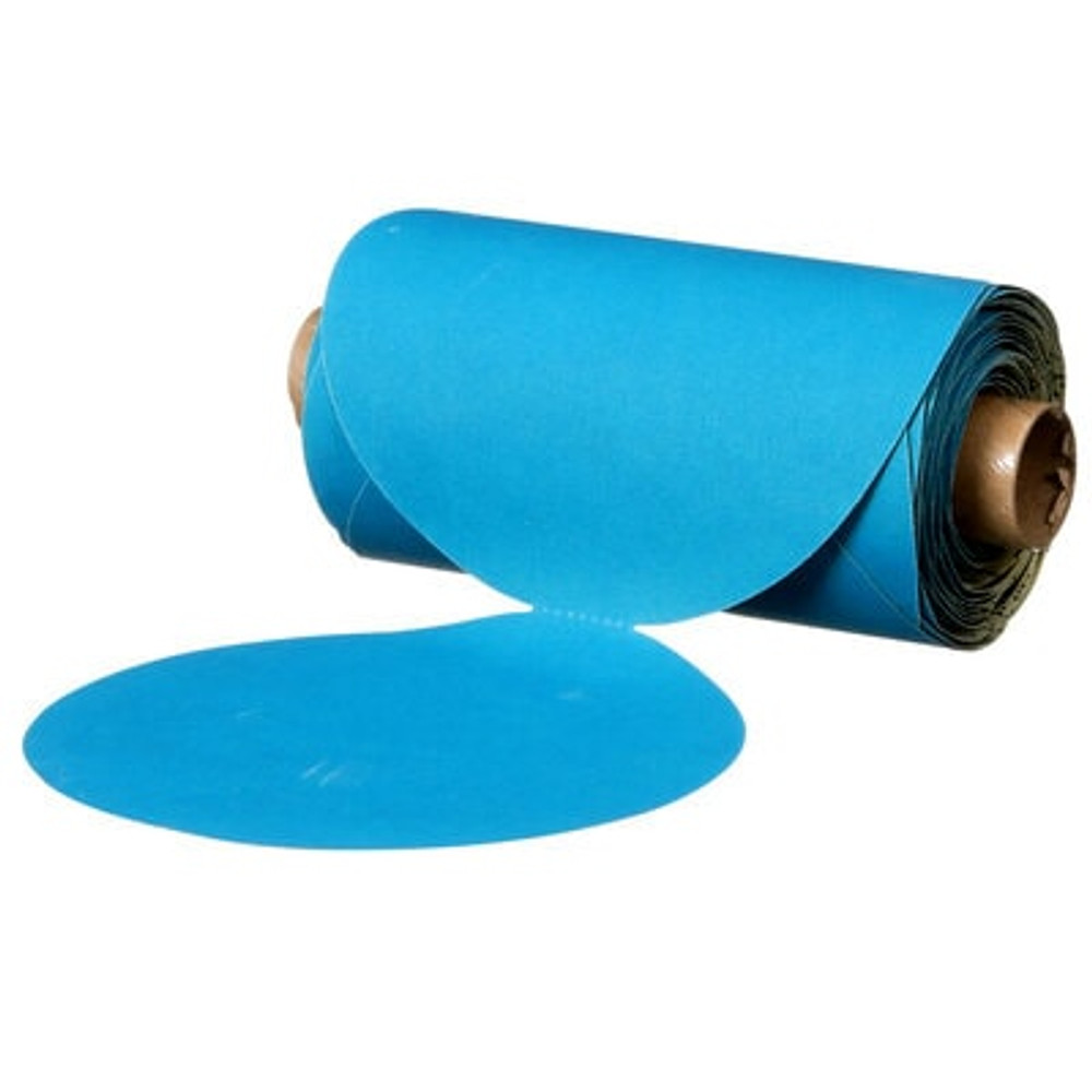3M Stikit Blue Abrasive Disc Roll 321U, 36271, 5 in, 320 grade, 100 discs per roll, 5 rolls per case