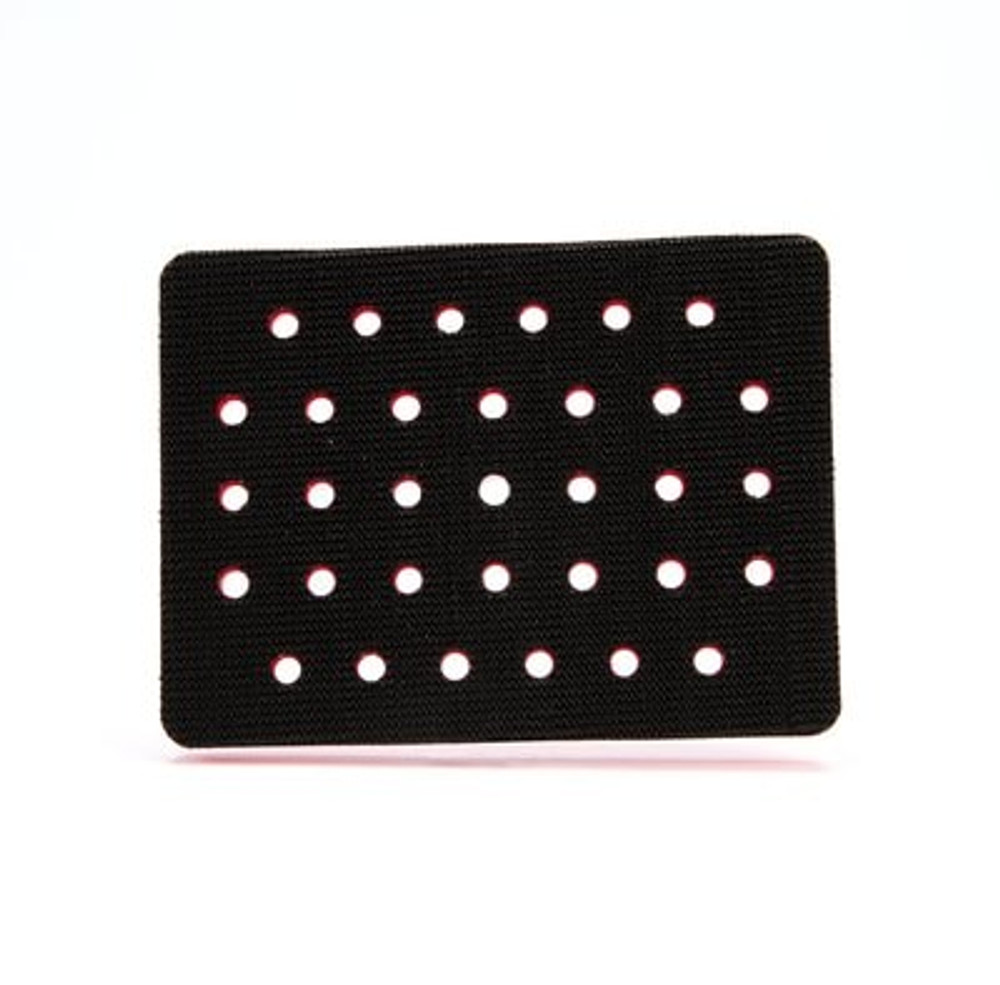 3M Hookit Clean Sanding Pad 20435, 3 in x 4 in x 1/2 in 33 Holes Red
Foam, 10 ea/Case